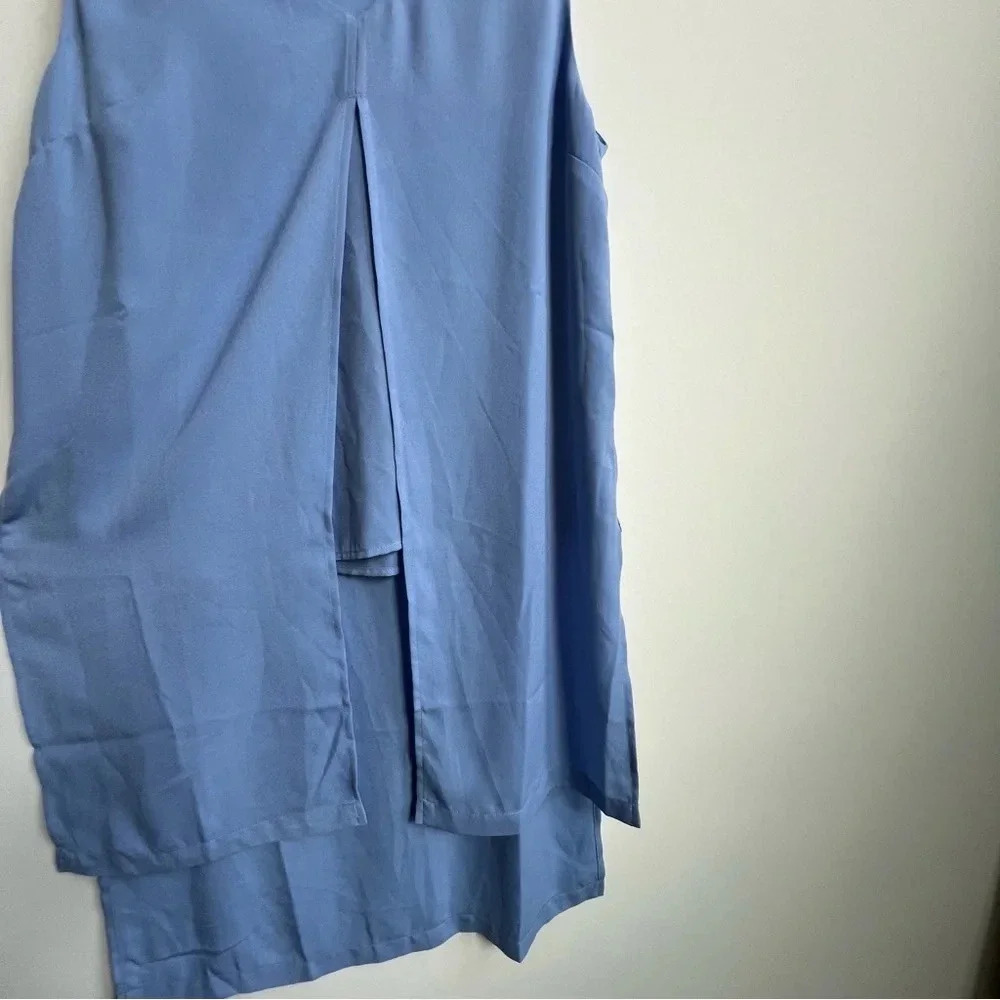Soft Surroundings Flowy layered tiered Tunic Top Blouse High Low XS Sleeveless - Picture 3 of 14